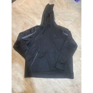 Shaq Dunkman Black Hoodie W Gray Accents Frint Pocket Sz XL
